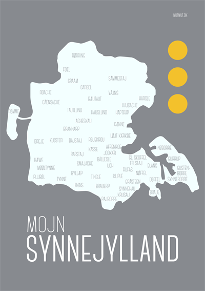 Mojn Synnejylland A5 Plakat – Unik Kunst til Dit Hjem