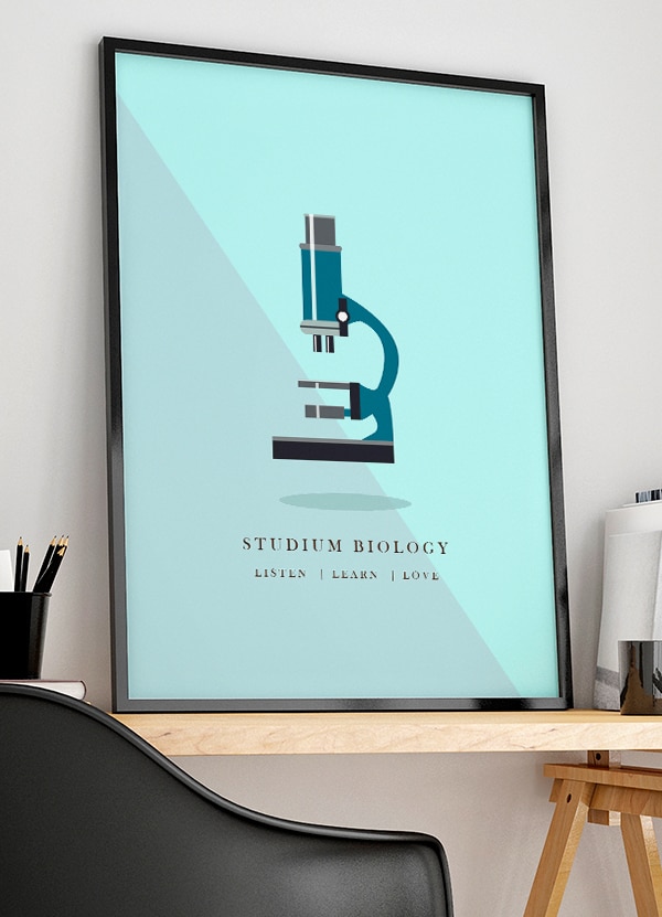 Biologistuderende Plakat - Hyldest til Studiet Kr. 199,-