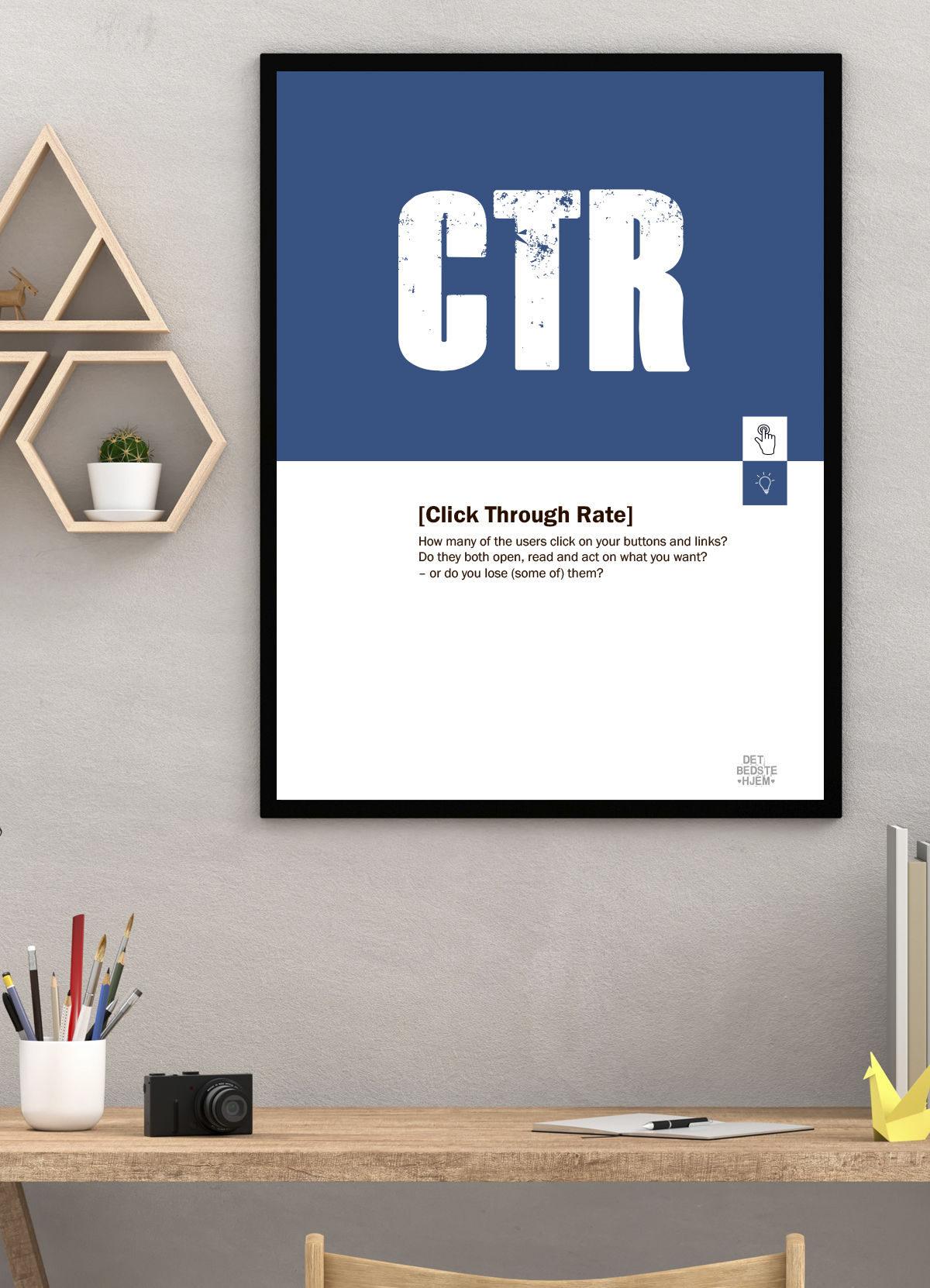 CTR Marketing Plakat - A4 Format til Kr. 199,-
