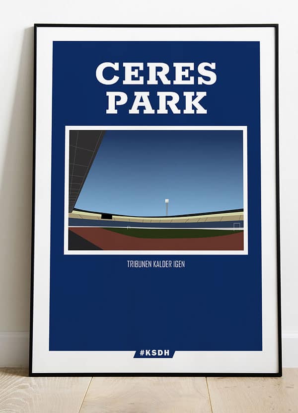 Ceres Park Plakat - Støt AGF med stil! Kr. 199,-