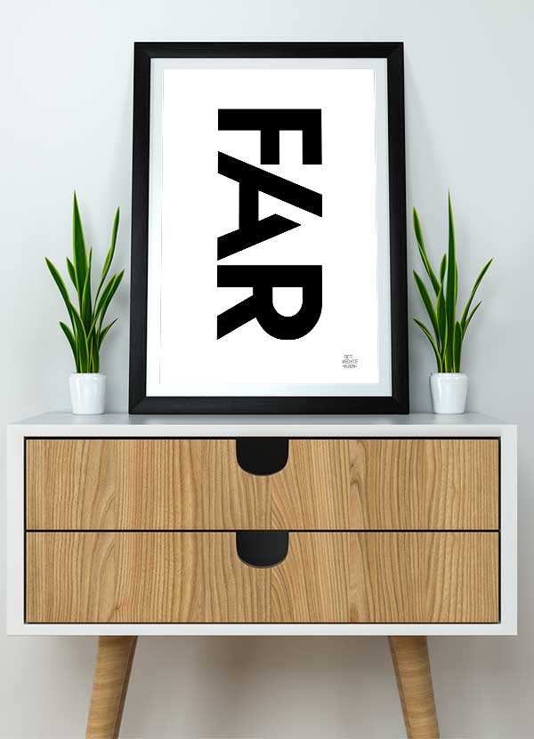 Far-plakat - 21 x 29,7 (A4) Kr. 199,-