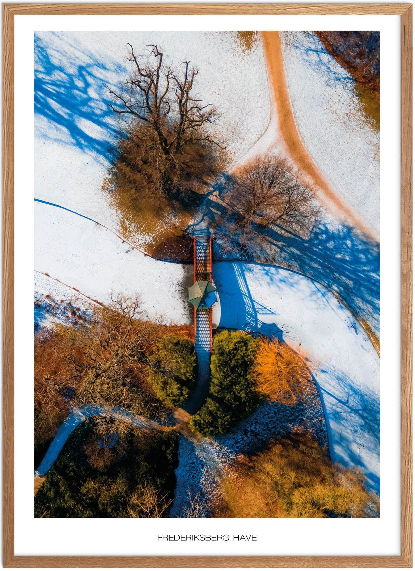Plakat Frederiksberg Have | Naturplakat | Plakater København | Plakat | Plakatsnedkeren | Drone-plakater