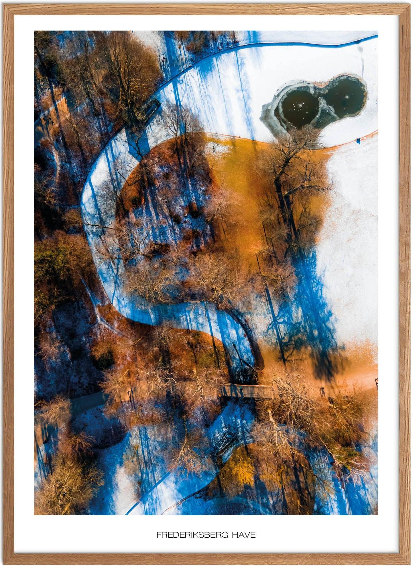 Plakat Frederiksberg Have | Naturplakat | Plakater København | Plakat | Plakatsnedkeren | Drone-plakater