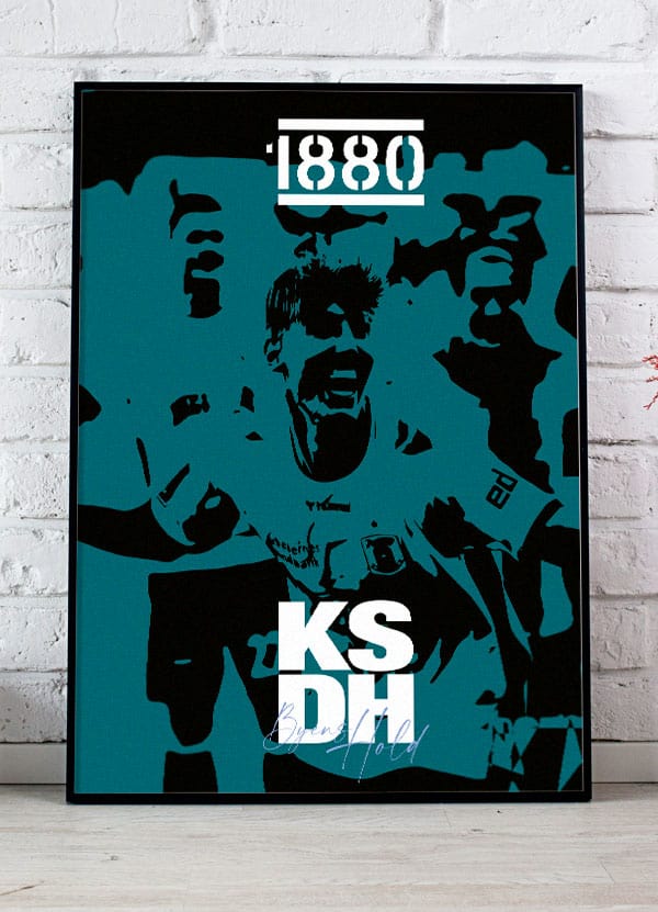 AGF Plakat - Fejring af Scoring - A4 Format