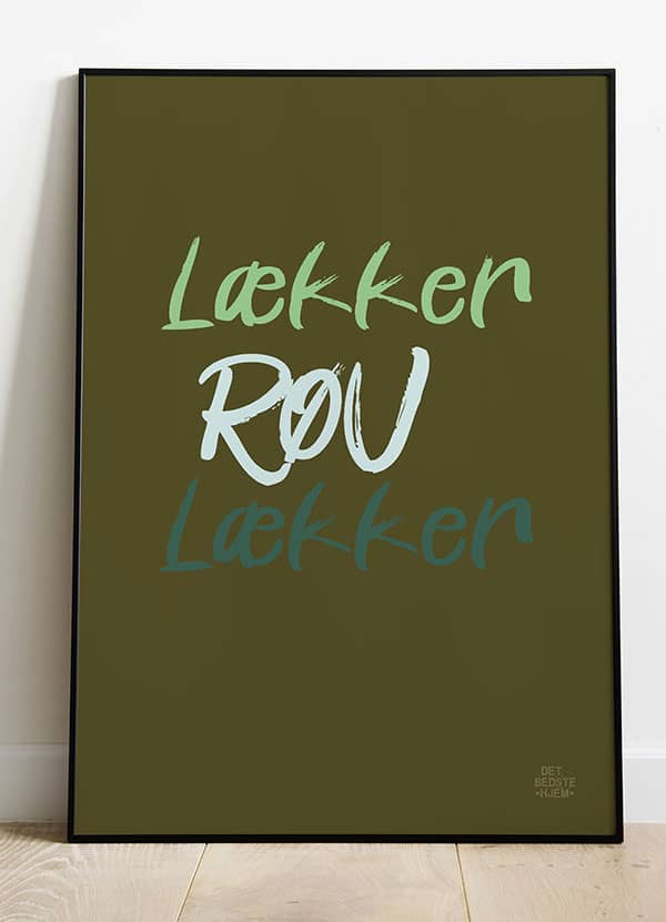 Røv Lækker Røv Plakat - A4 Format til 199 kr.