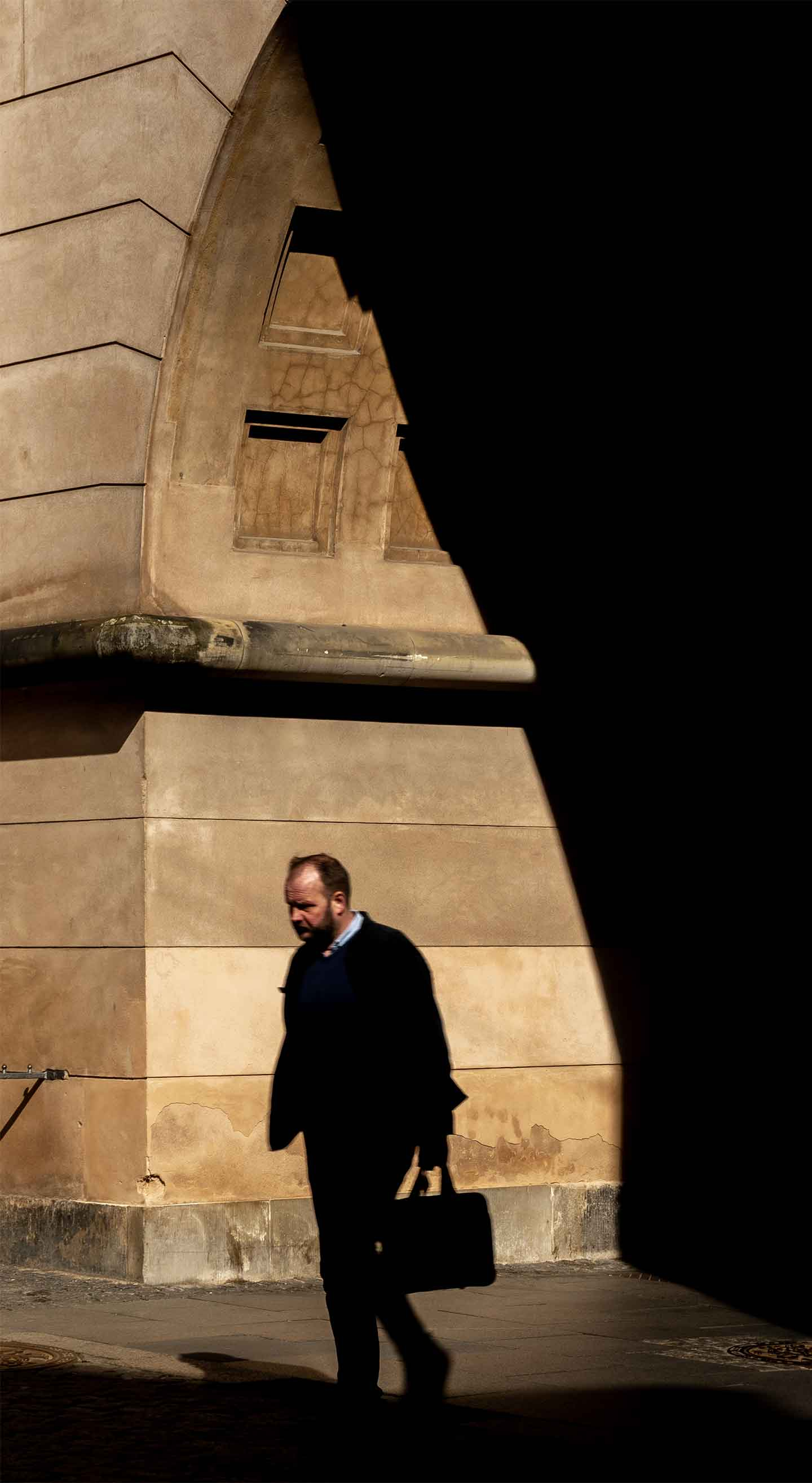 Unikt Businesman Kunstværk af Casper Norrbohm til hjemmet