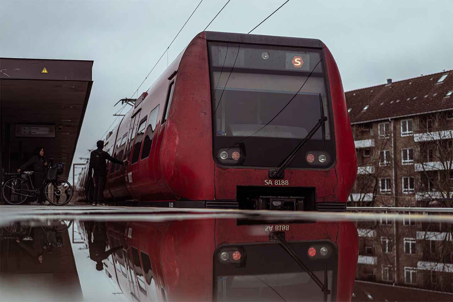 Togreflektion 01 – Unikt kunstværk af Casper Norrbohm