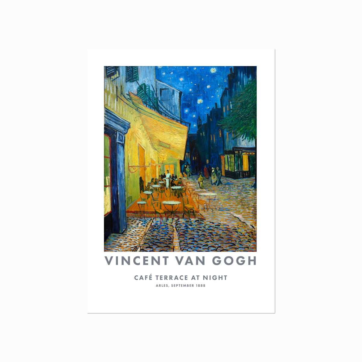 Vincent van Gogh plakat – Café Terrasse om Natten
