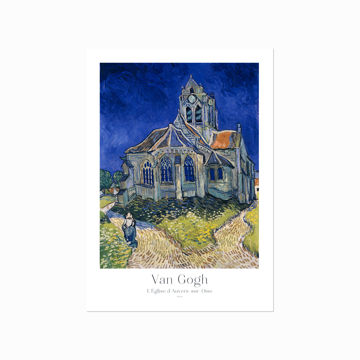 Vincent van Gogh plakat L'Église d'Auvers-sur-Oise
