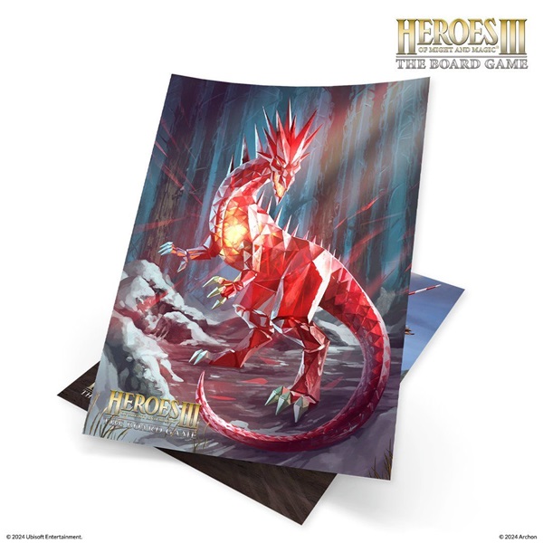 Heroes of Might & Magic III: Brætspil Plakat - Fantastisk Kunst