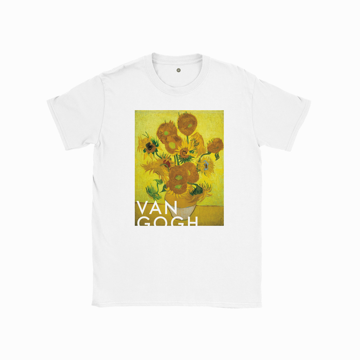 Unisex T-shirt med Van Gogh Tournesols - Kunstnerisk Stil