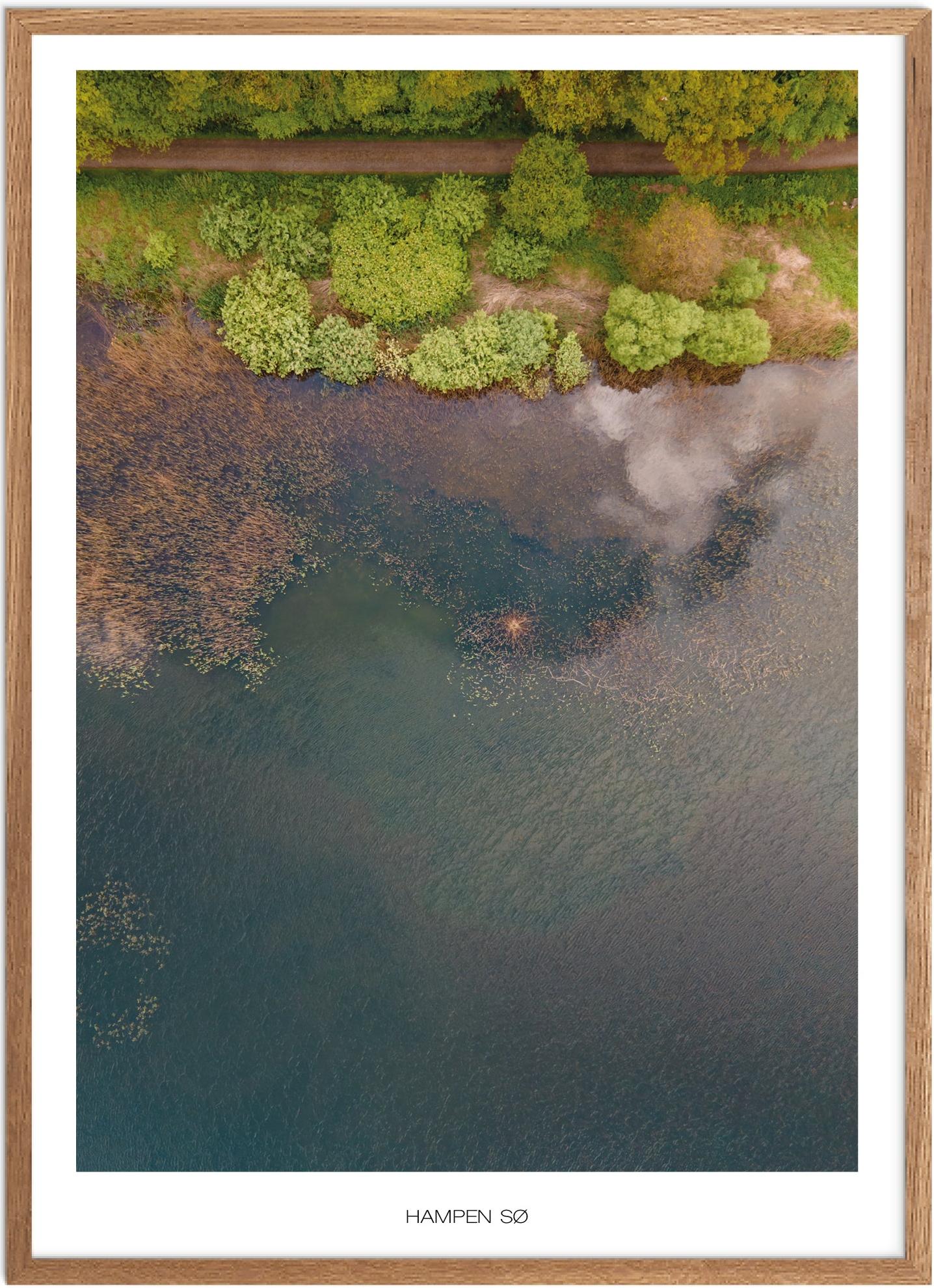 Plakat Hampen Sø | Naturplakat | Recommended products (Seguno) | Plakat | Plakatsnedkeren | Drone-plakater