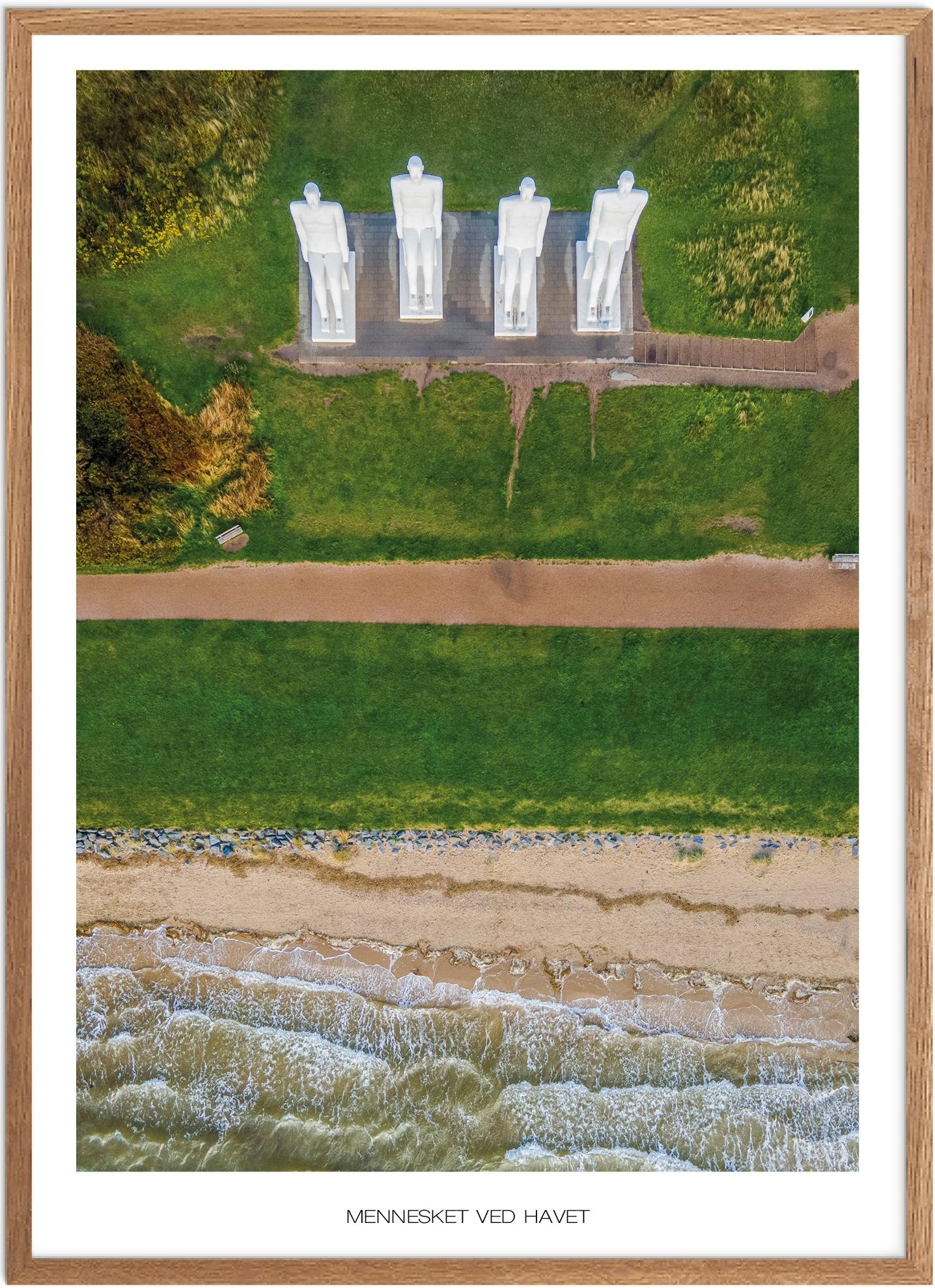 Plakat Mennesket Ved Havet | Naturplakat | Plakater Vestjylland | Plakat | Plakatsnedkeren | Bestsellere