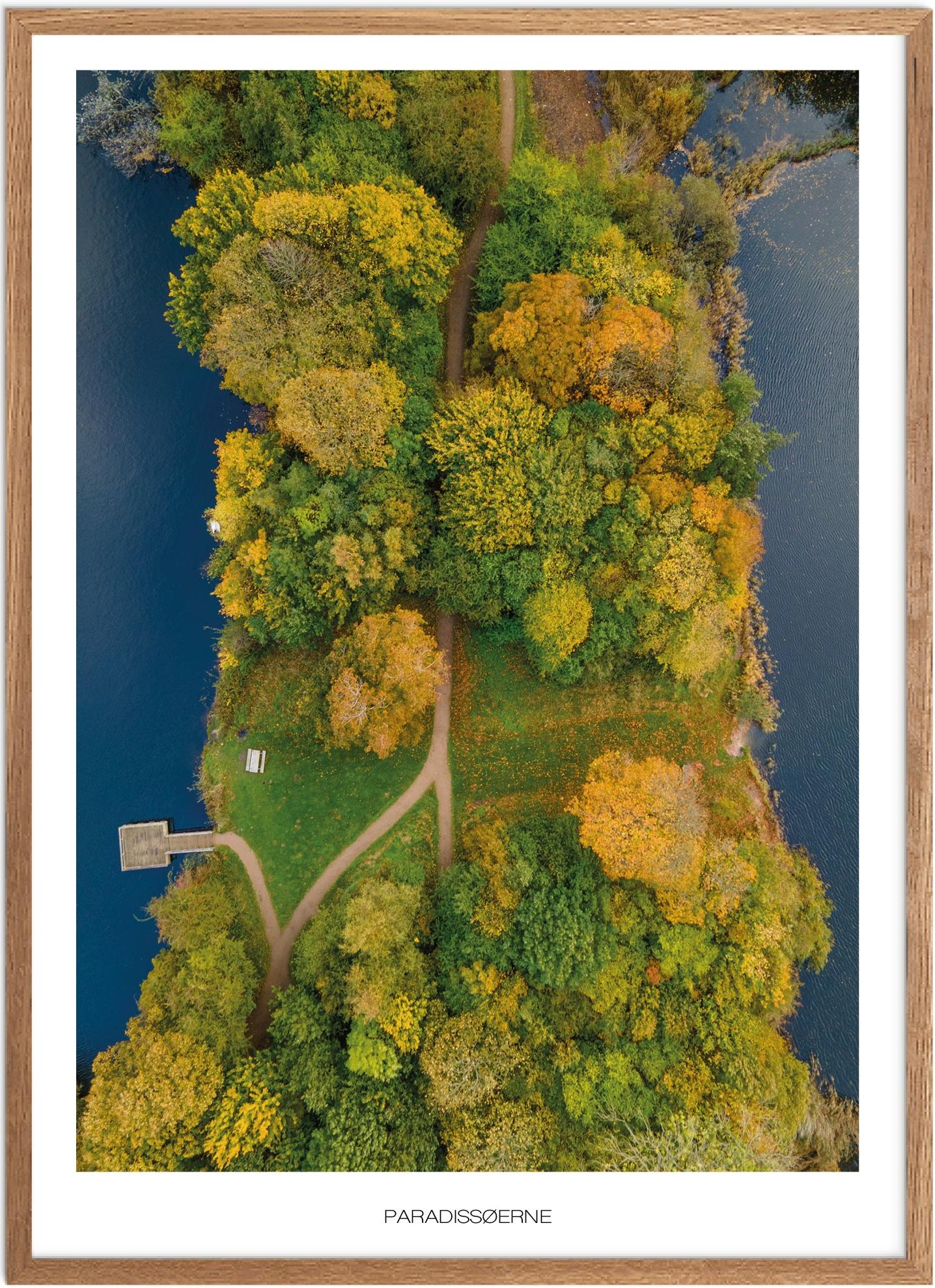 Plakat Paradissøerne | Naturplakat | Plakater Vestjylland | Plakat | Plakatsnedkeren | Bestsellere