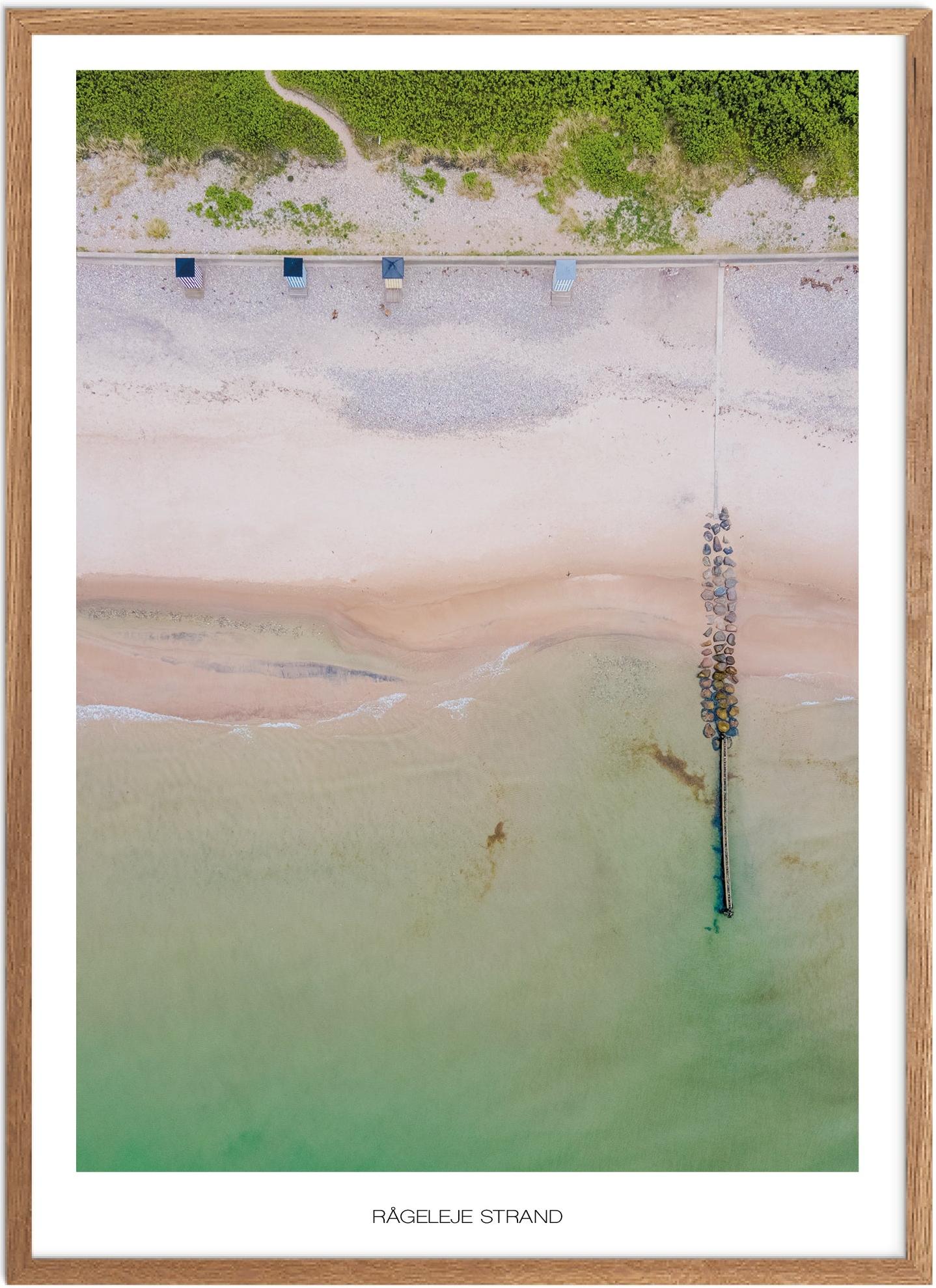 Rågeleje | Naturplakat | Plakater Nordsjælland | Plakat | Plakatsnedkeren | Drone-plakater