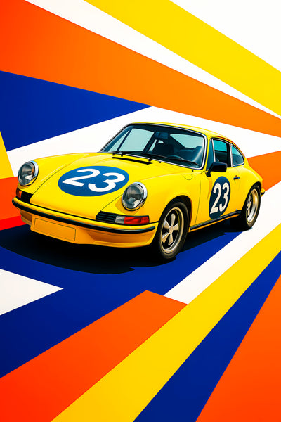 Bil Plakat 89 - Porsche 911