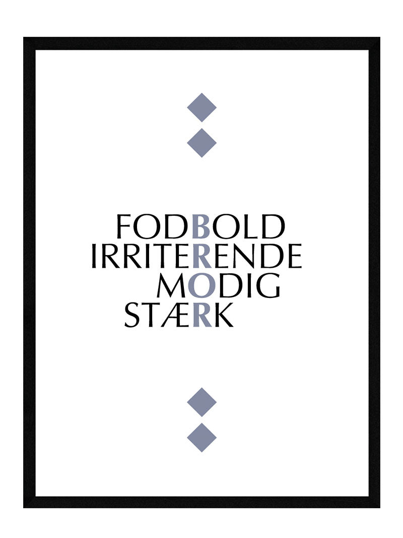 Bror citat plakat