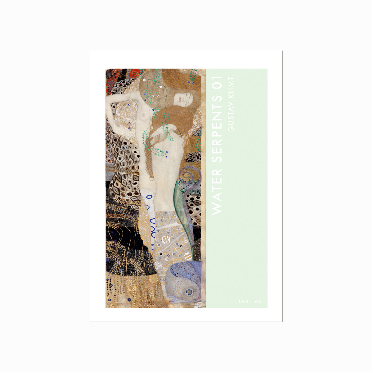 Gustav Klimt Water Serpents 01