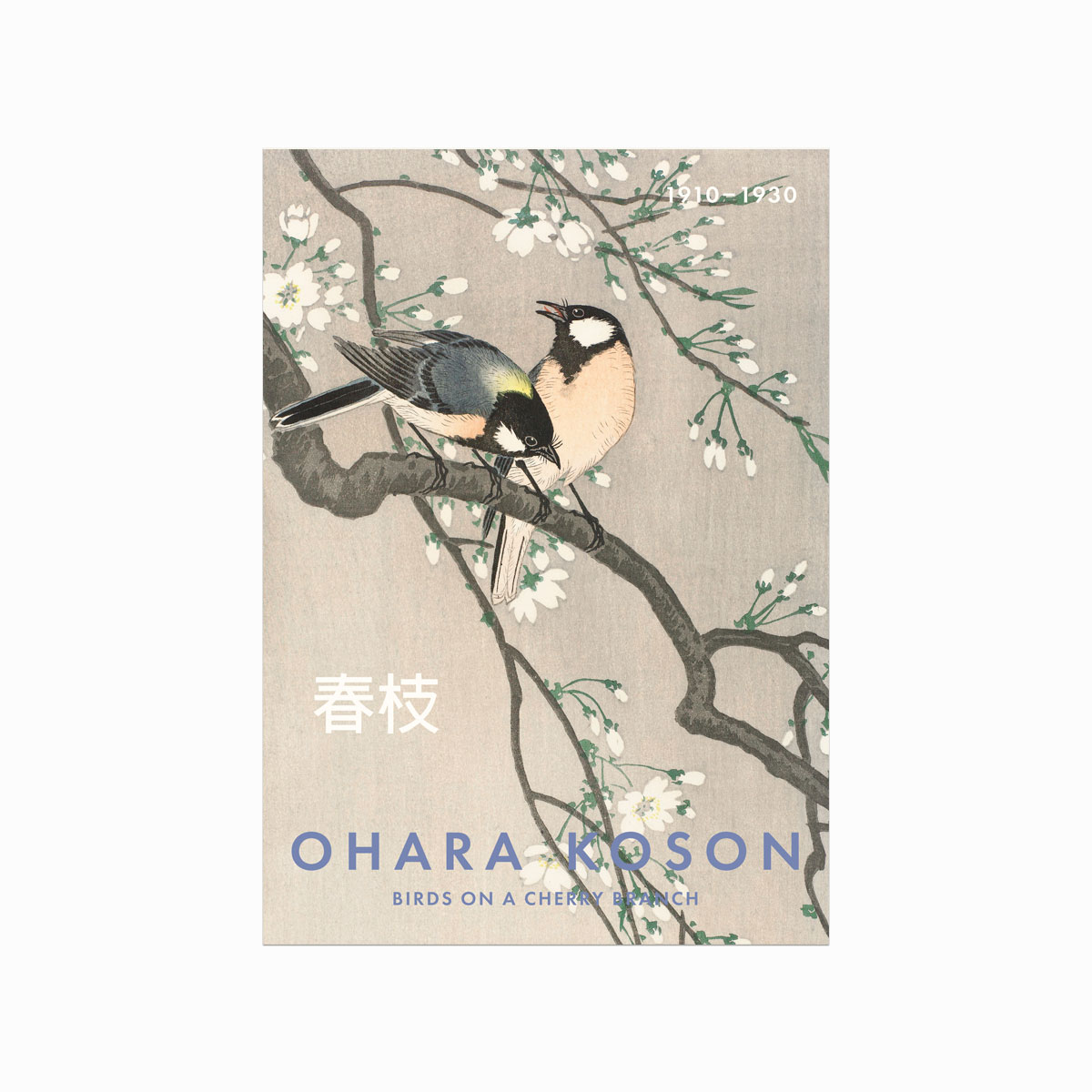 Ohara Koson plakat Birds on a Cherry Branch