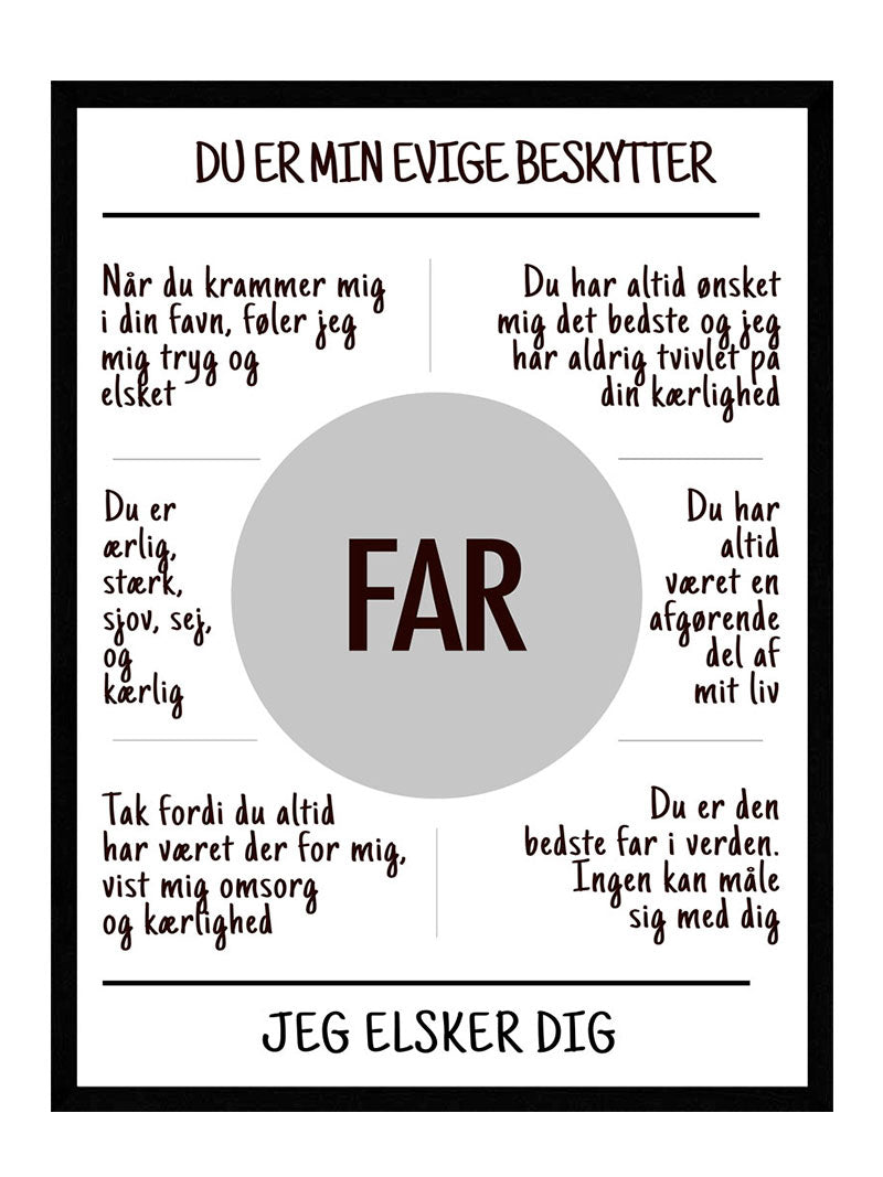 Far plakat - Citat plakater
