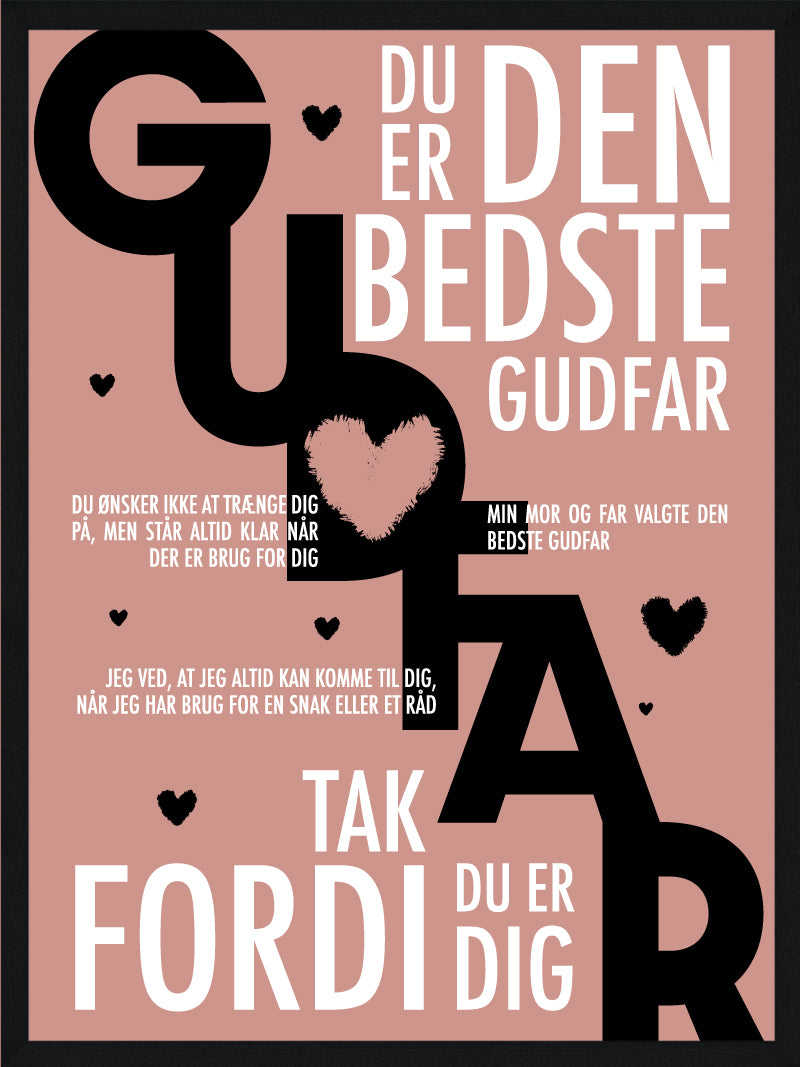 Gudfar plakat - Personlig plakat