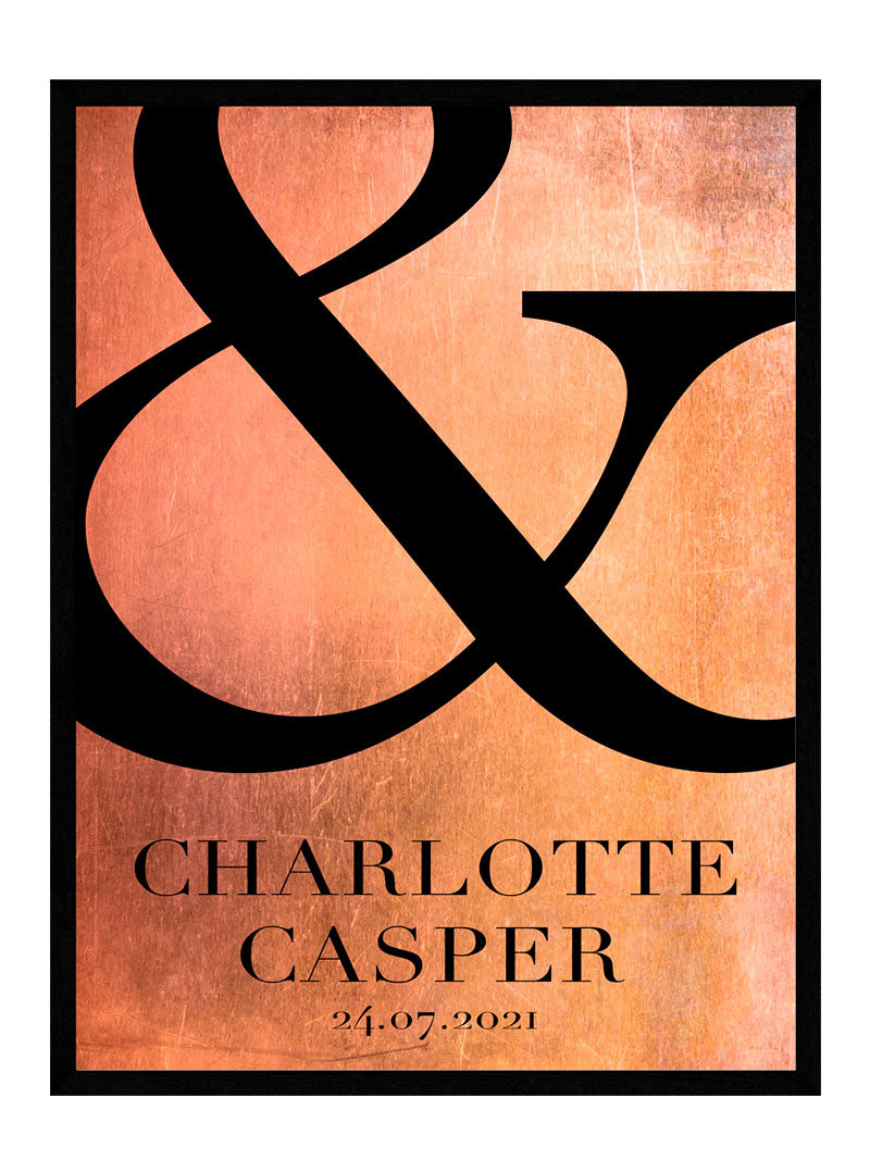 Kobberbryllup plakat