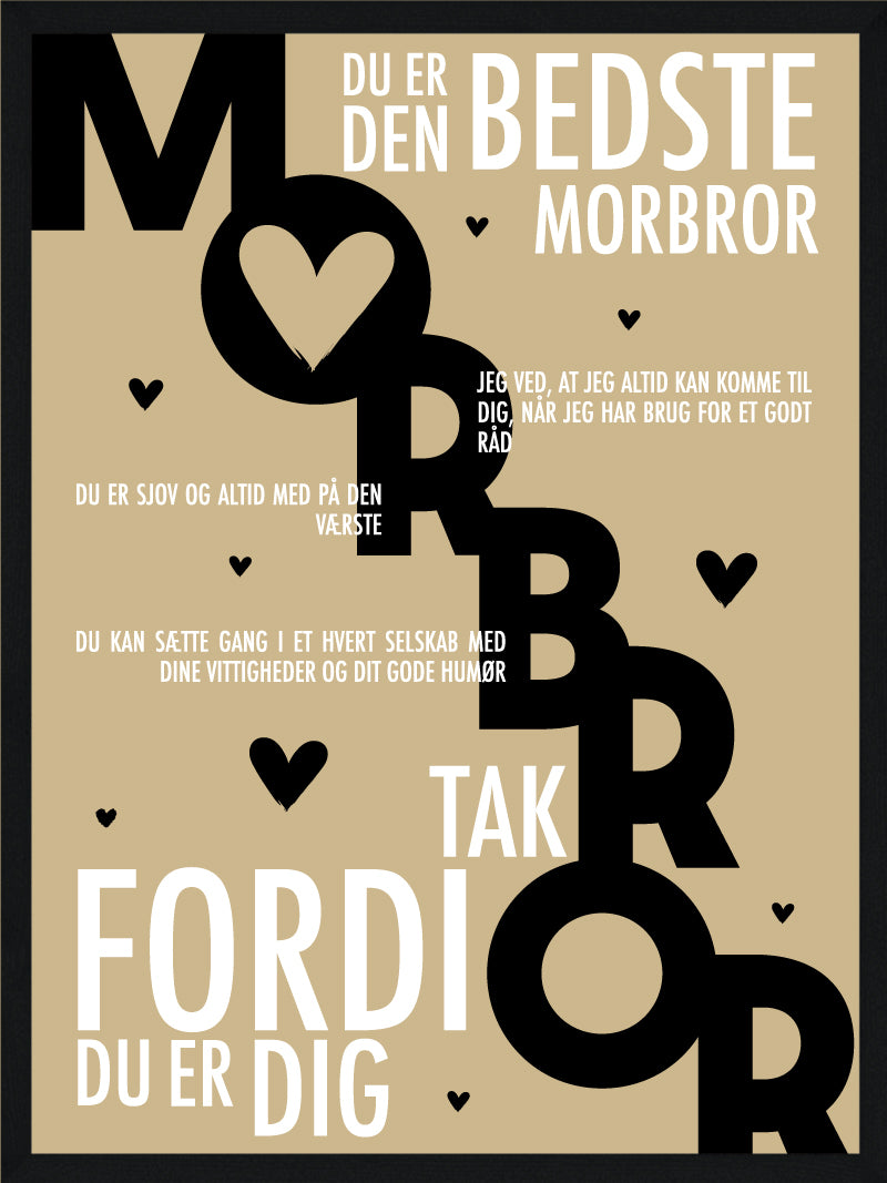 Morbror plakat - Personlig plakat