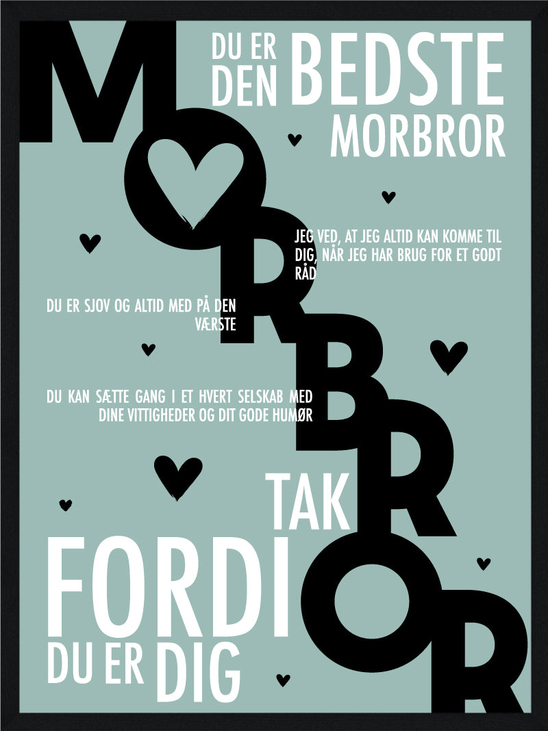 Morbror plakat - Personlig plakat