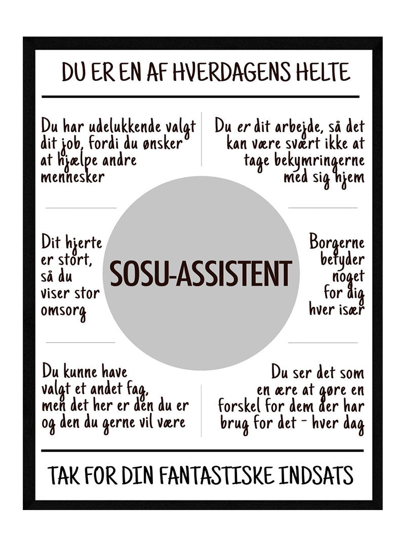 Sosu-assistent plakat
