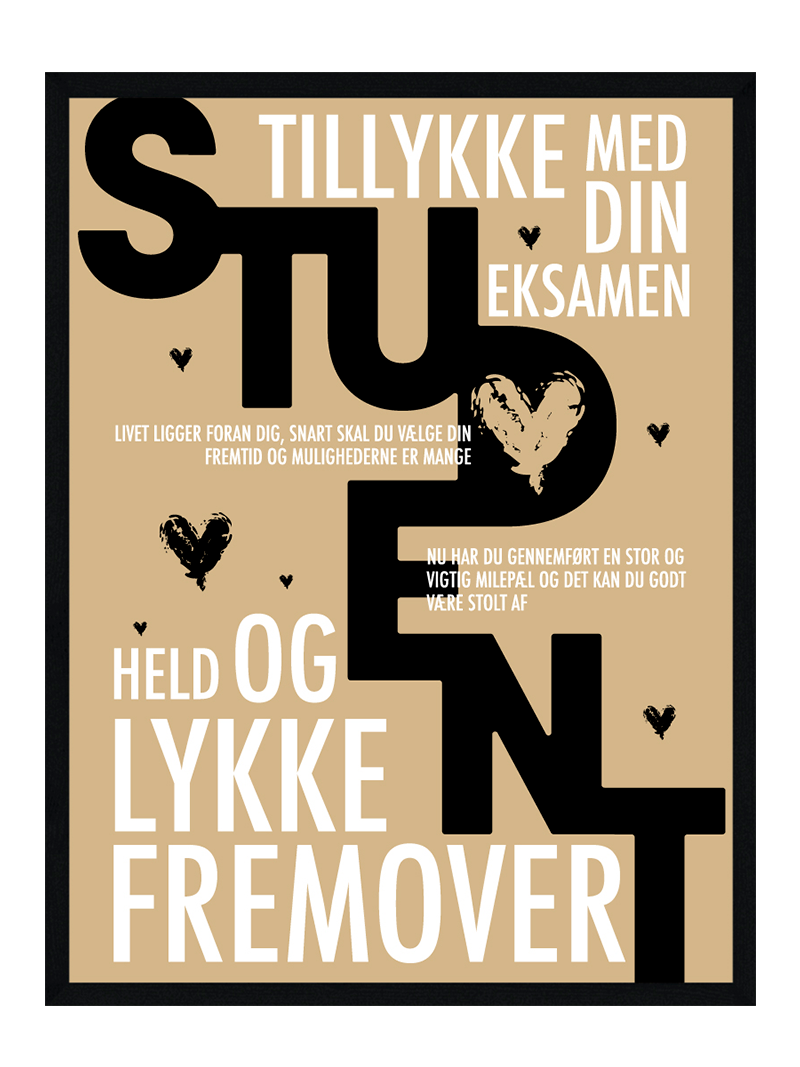 Student plakat - Personlig plakat