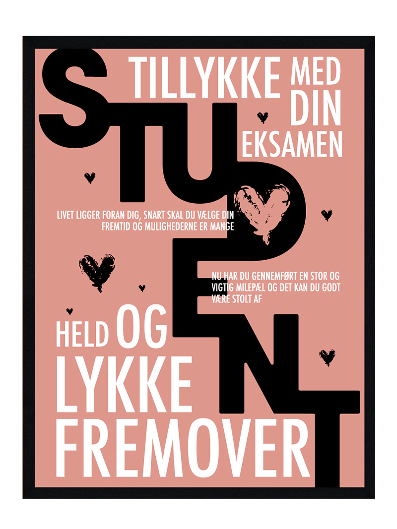 Student plakat - Personlig plakat