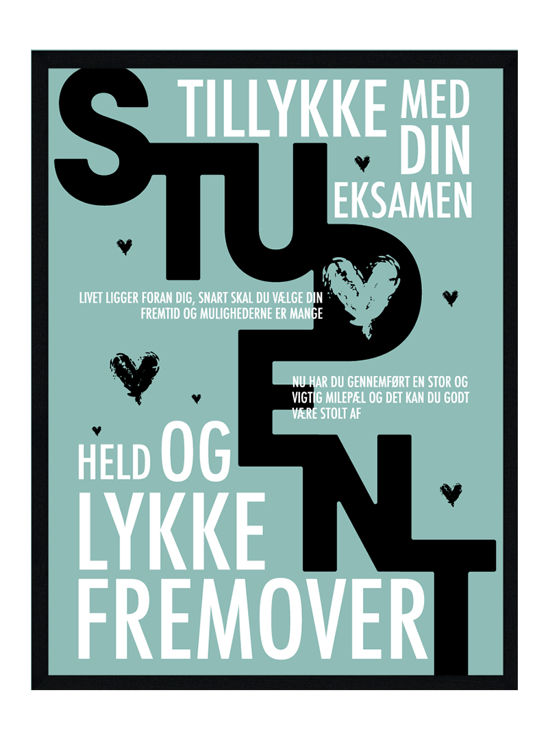 Student plakat - Personlig plakat