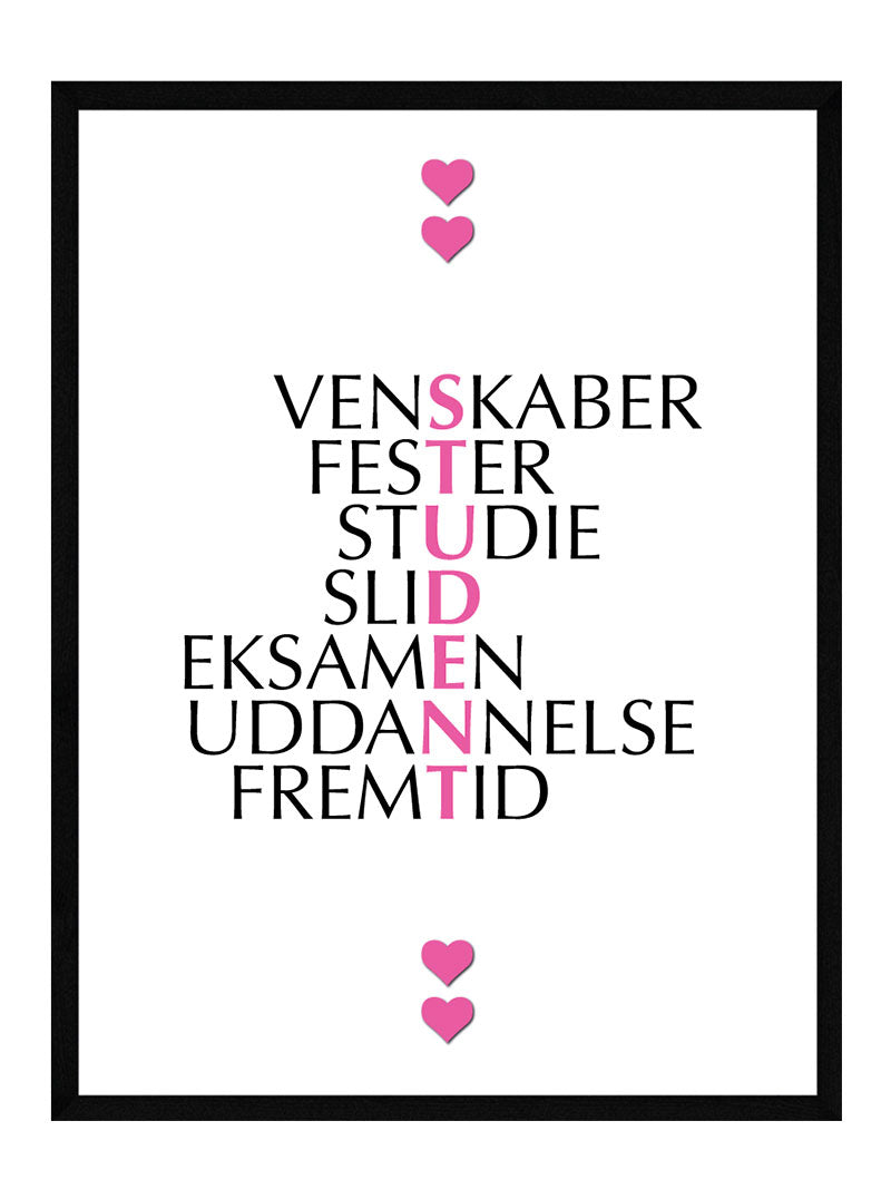 Studenter citat plakat