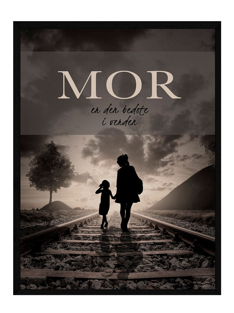 Verdens bedste mor plakat - Jernbane