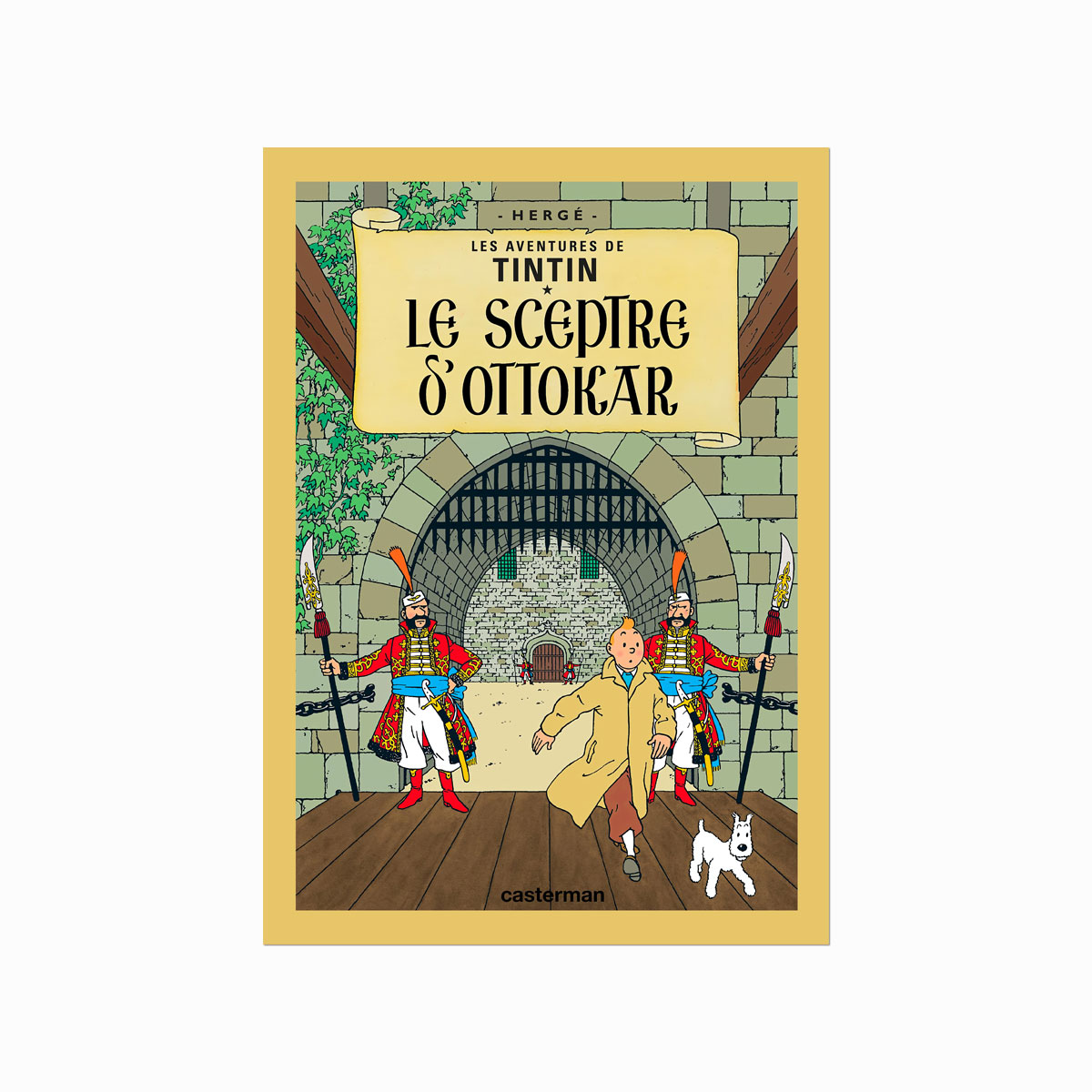 Tintin plakat  Le Sceptre dOttokar (1939)