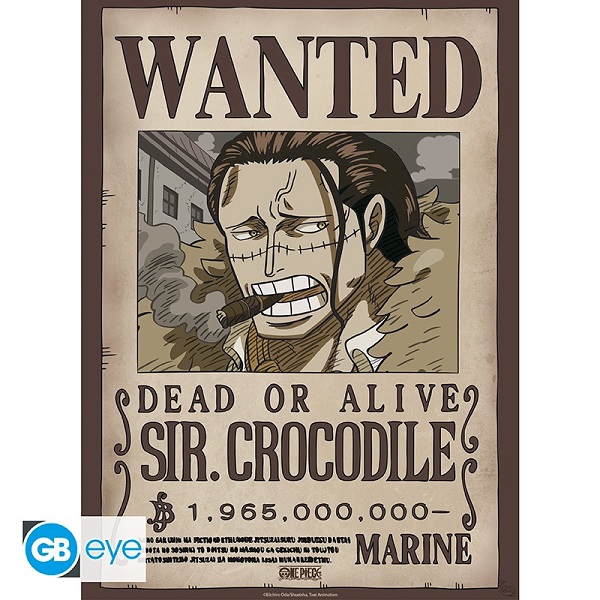 One Piece - Wanted Crocodile Wano - Poster/Plakat