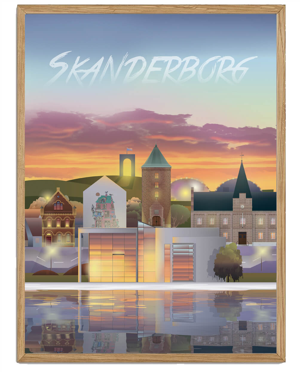 Skanderborg byplakat - Martin Rahr
