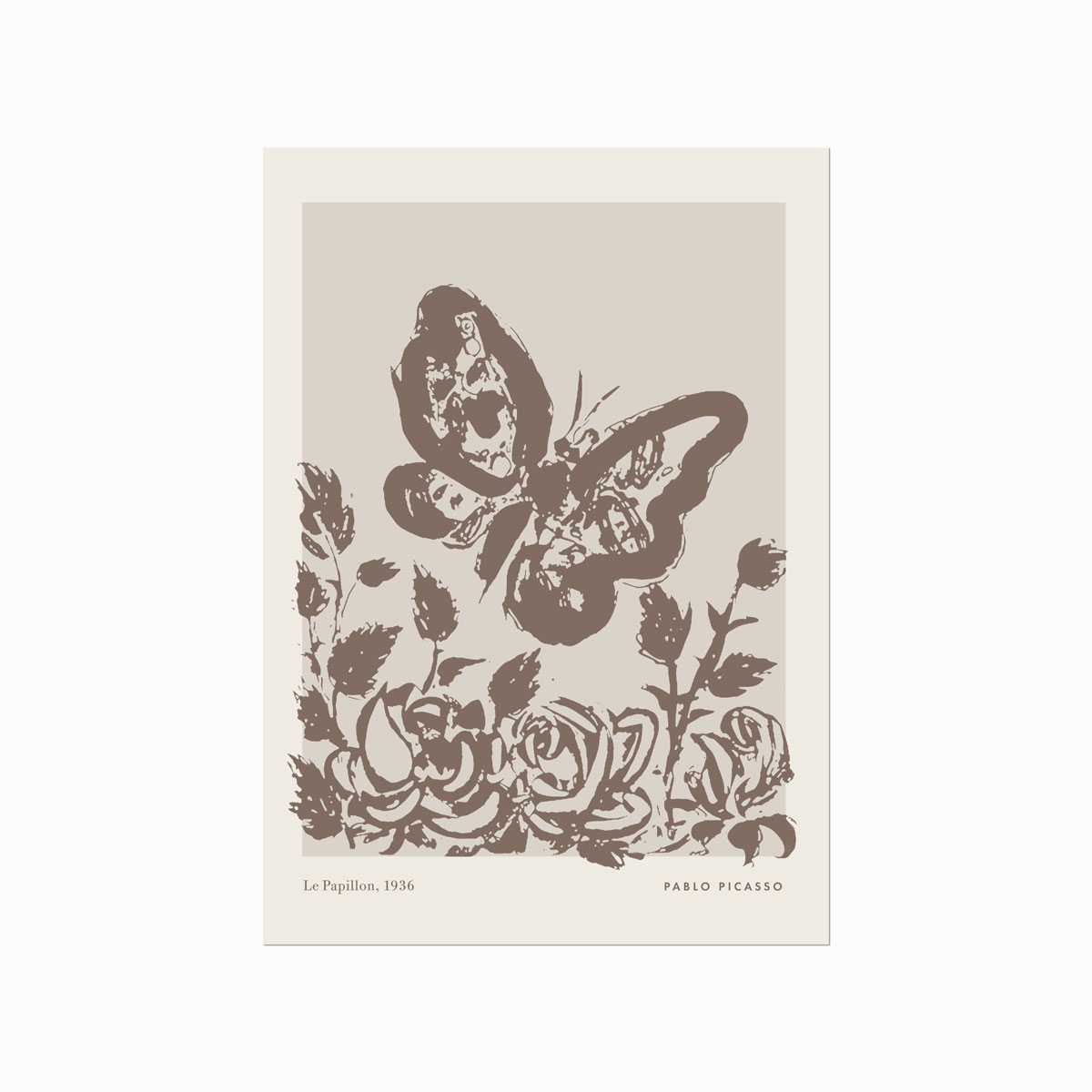Pablo Picasso plakat  Le Papillon