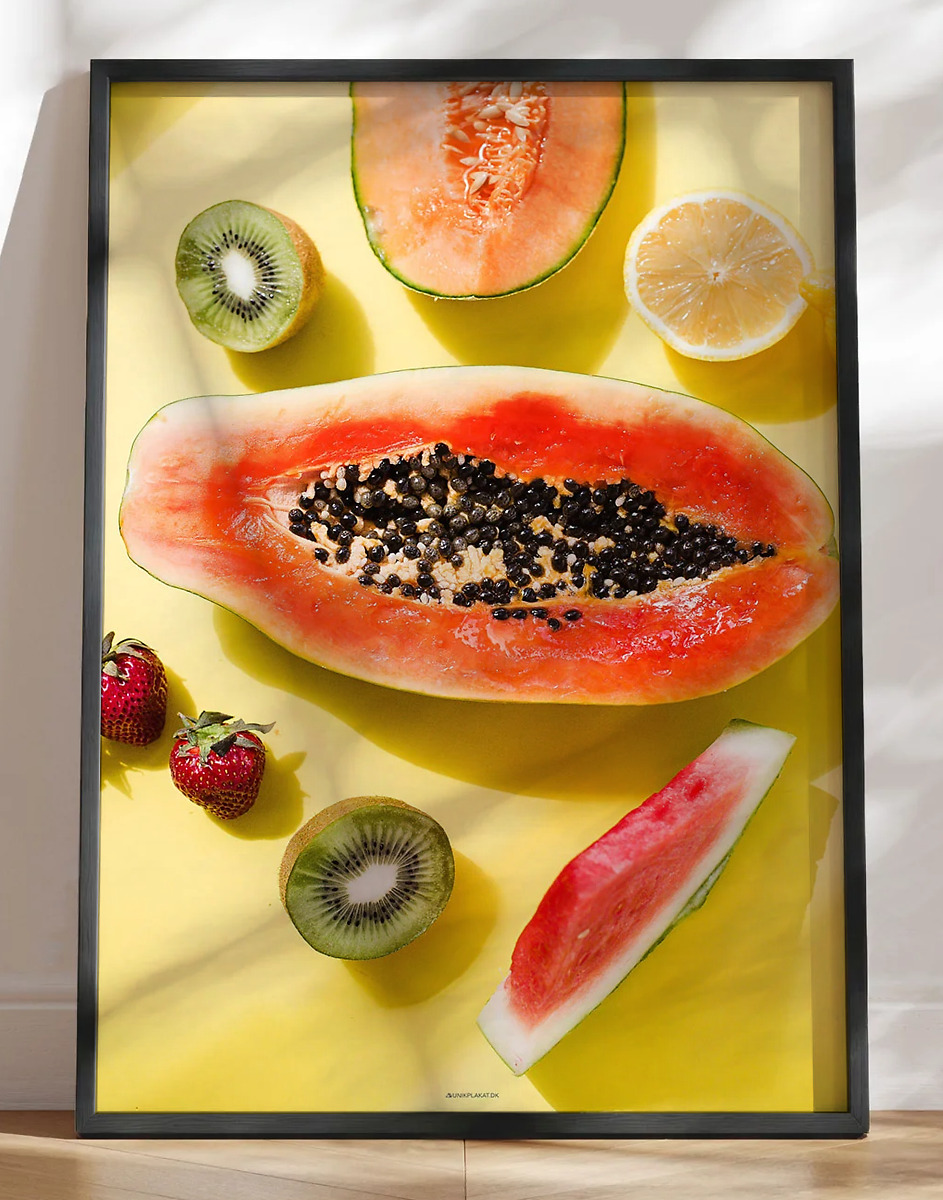 For the love of fruits - Fotoplakat med frugt