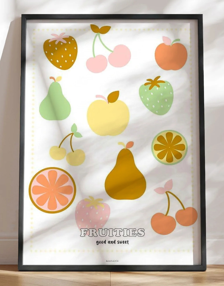 Børneplakat - Fruities