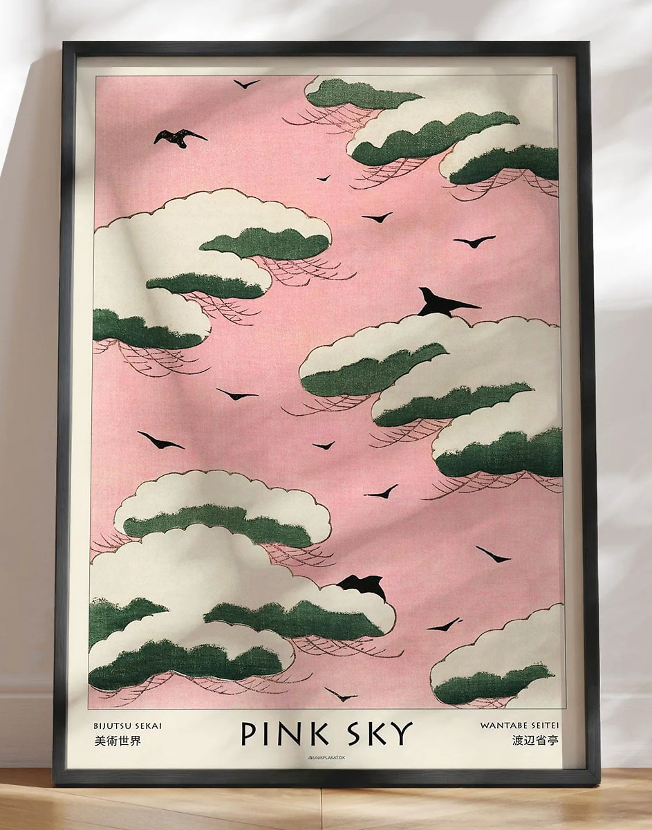 Wantabe Seitei plakat - Pink sky