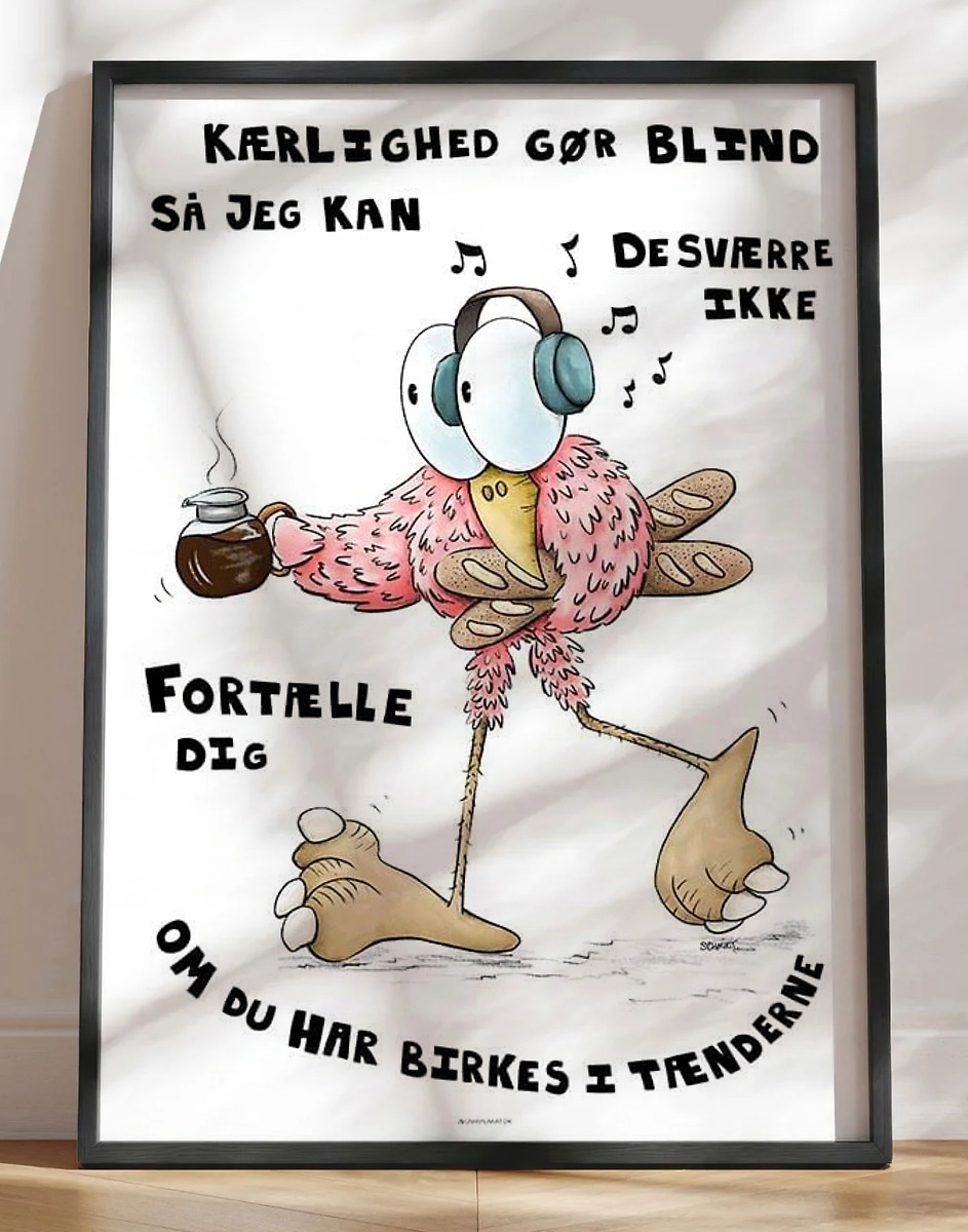 Det fiffige næb - Birkes i tænderne