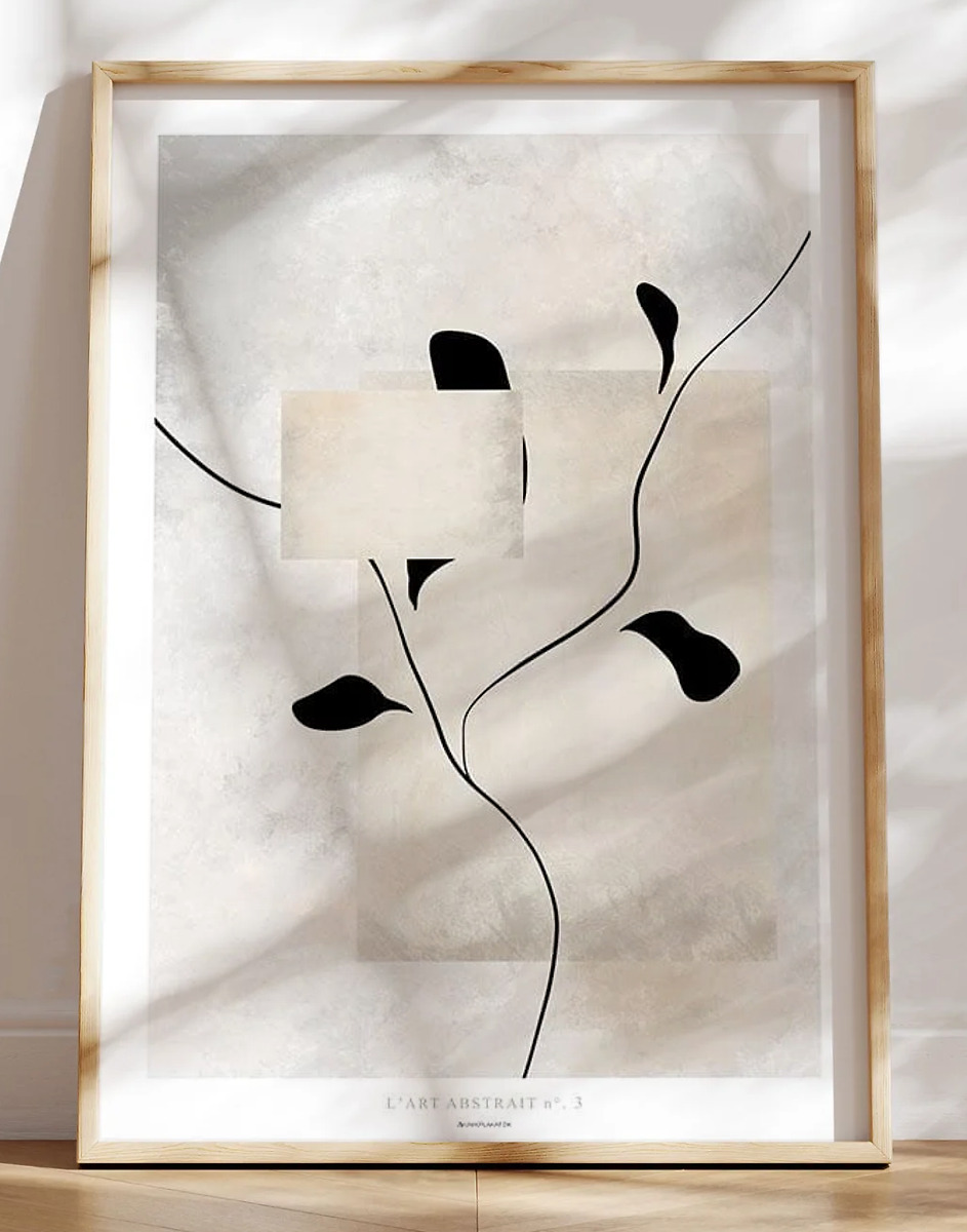 Abstrakt kunstplakat no. 3
