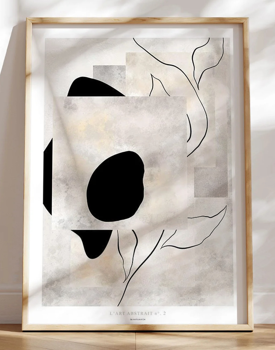 Abstrakt kunstplakat no. 2