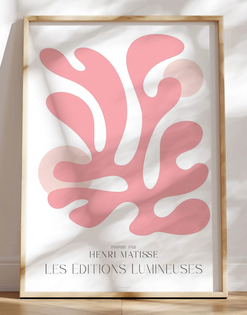 Henri Matisse inspireret plakat - Les éditions lumineuses