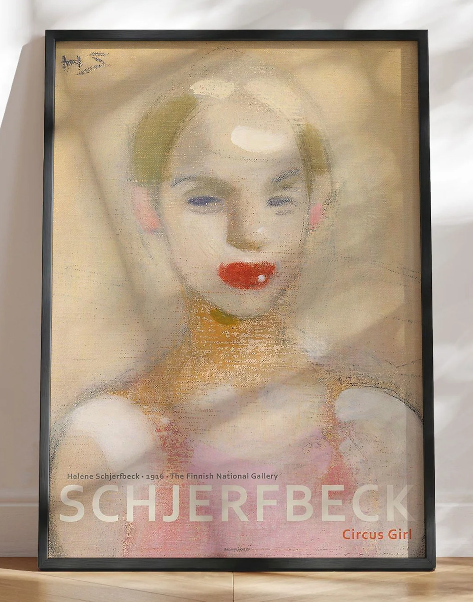 Helene Schjerfbeck - Circus Girl plakat
