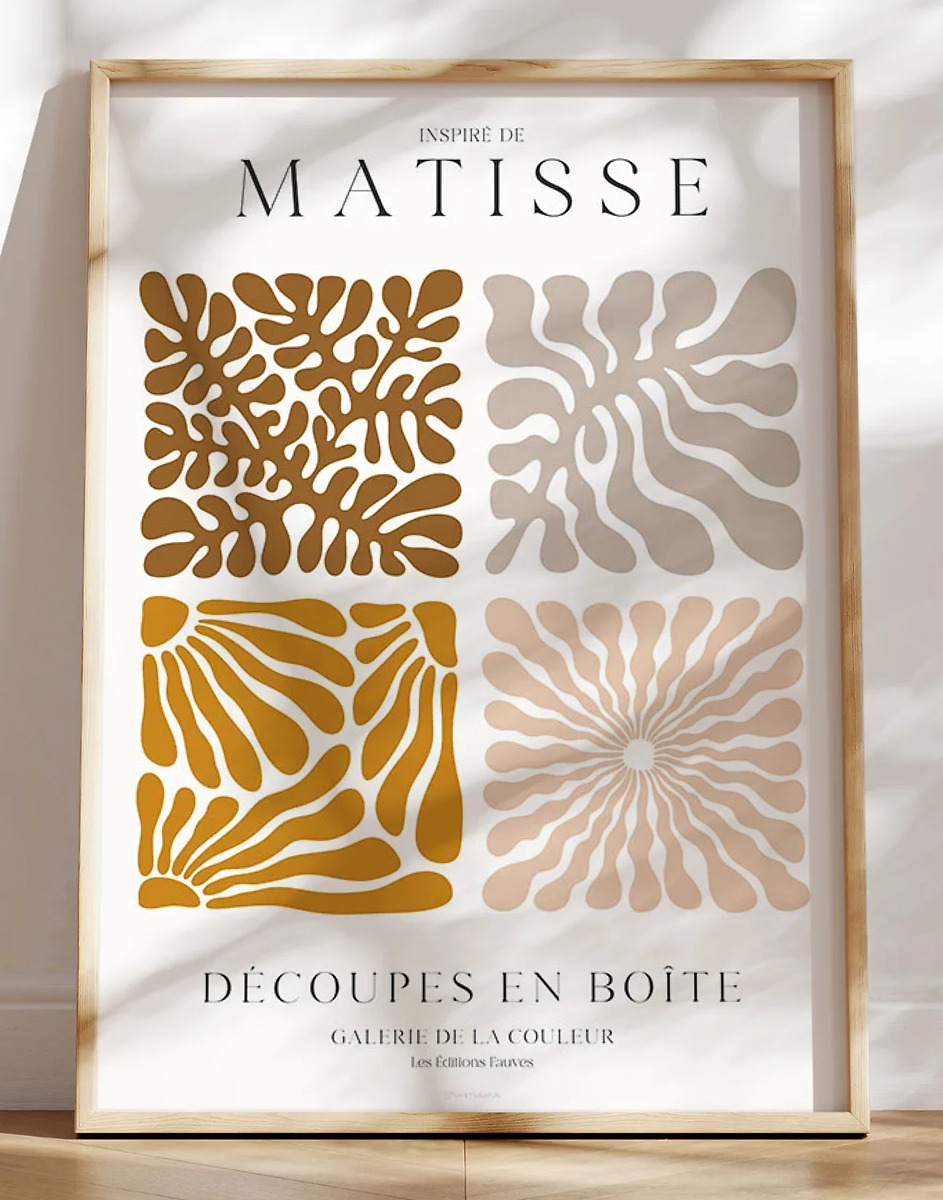 Cut out plakat - Matisse découpes en boÃ®te