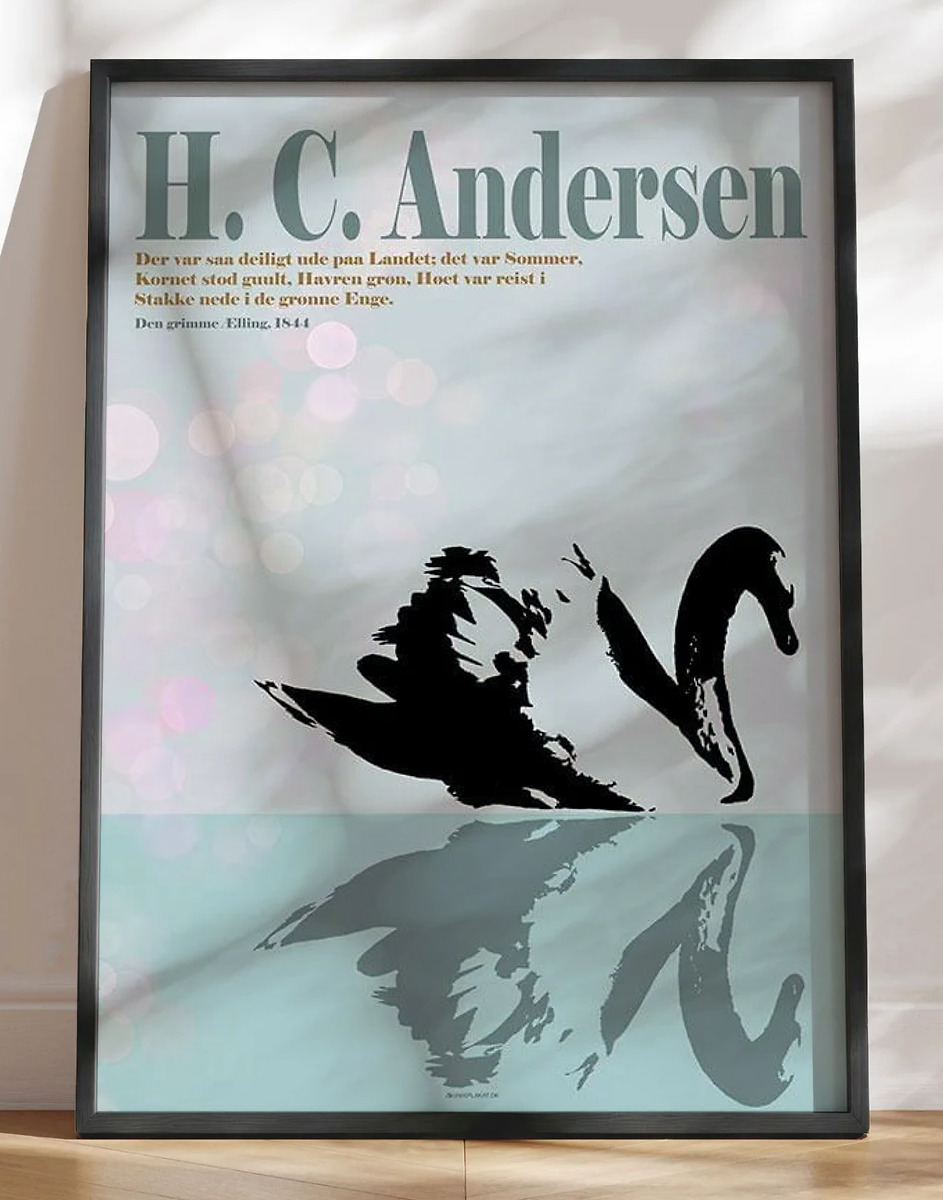 H. C. Andersen plakat - Den grimme ælling