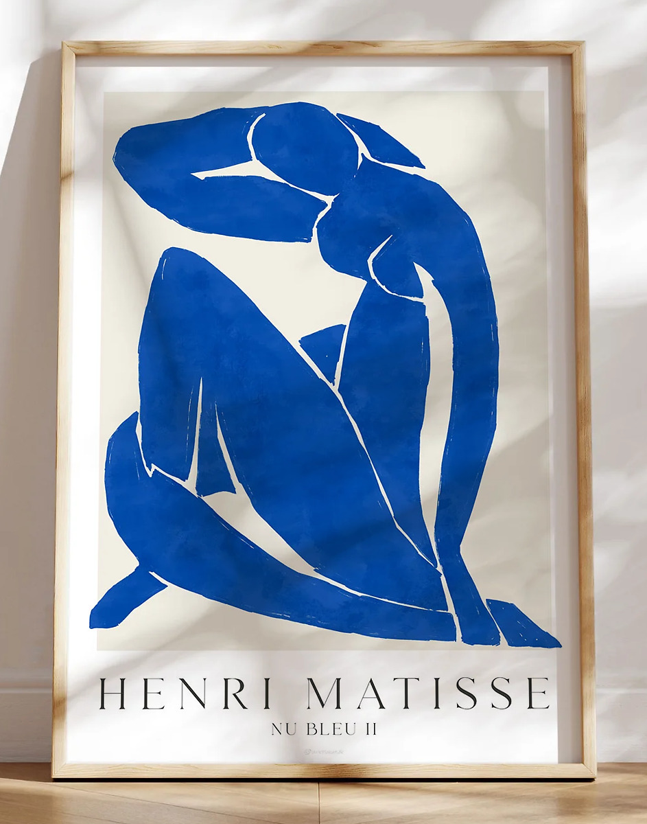 Henri Matisse plakat - Nu bleu II