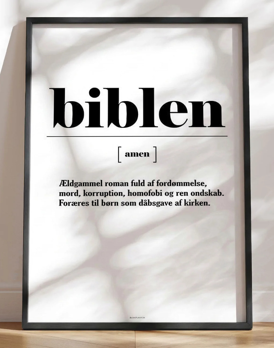 Definitionsplakat - Biblen